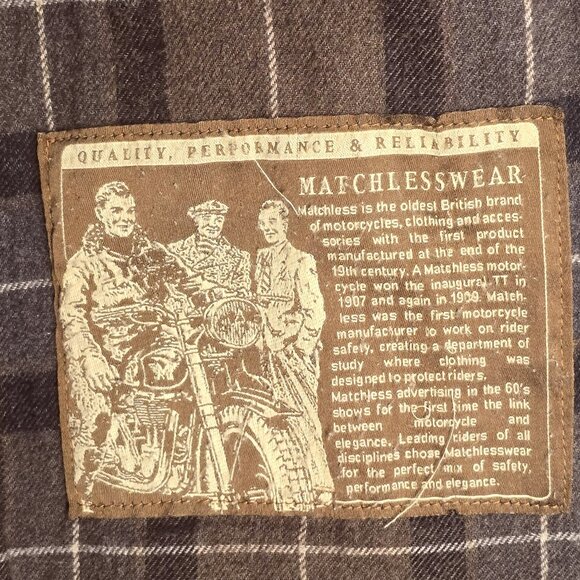 MATCHLESS Fulham Explorer-style Leather Jacket. Men's SM - Picture 10 of 16